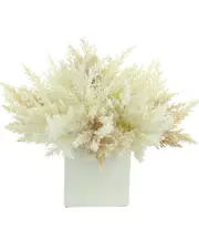 Creative Displays Cream Pampas In Fiberstone Pot Floral Arrangement