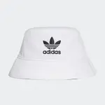 ADIDAS 漁夫帽 帽子 遮陽帽 運動帽 三葉草 BUCKET HAT AC 白 FQ4641