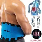 Lower Back Support Belt Lumbar Brace Strap Posture Waist Trimmer Pain Relief @AU
