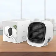 Portable Air Conditioner - USB Powered Mini AC with Rechargeable Battery for Home, Office and Outdoor Use - Personal Cooling with Adjustable Speeds