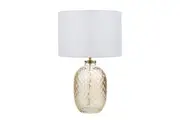 Amalfi Table Lamp Scallop Glass Base Decorative Bedside Lamp Home Decor