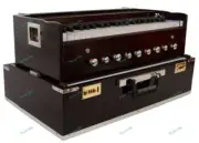 Portable 9 Stopper 3.5 Octave Laying Style Harmonium Coupler Baja With Bag
