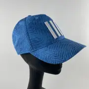 NEW Adidas Golf Tour 3-Stripes Printed Hat Cap Adjustable Snap Back Blue