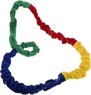 Sport Hoop Elasticity Tie Rope School Training Tool Pe Equipment Stretchy Band for Team Building Outdoor Games Stretchy Rope Movement Prop Elastic Cord Tube