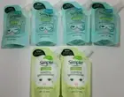 6X NEW SIMPLE Micellar Cleansing Water & Moisturizer Sensitive Skin 1.69 oz. eah