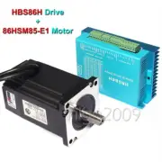 NEMA34 8N.M Hybrid Closed-Loop Set (Motor+Driver) CNC HBS86H+86HSM85-E1 Leashine