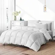 500 GSM White Duck Down Feather Quilt Duvet Doona Blanket All Season All Size (Queen)