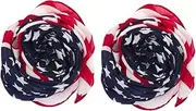 [Generic] Chiffon Scarf for Women Flag Design Star Versatile Scarf for Party Travel