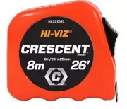 Crescent Hi-Viz Tape Measure - 8mt - Tiling Tiling Products