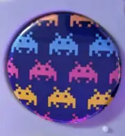 1.25-in Asteroids Mega Maniac Arcade Pin PinBack Badge Button