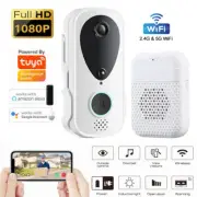 2.4G&5G 1080P Tuya WIFI Doorbell Video Intercom Door Bell with Camera PIR Motion