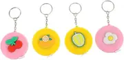 HOMSFOU 1 Set 4 Pcs Portable Measuring Tape Tape Measure for Sewing Mini Tapeline Plastic