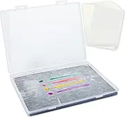 Garpernics Stay Wet Palette for Acrylic Painting Wet Palette Tray with Sponges and 100 Papers for Acrylic Paints, Keep Paint Wet and Fresh for Miniatures