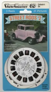 Visual Dreamin Street Rods #2 View-Master 3-Reel Packet Sealed Mint