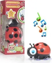 Cocomelon Toothbrush Holder For Kids Singing Ladybug With Suction Cup Holder