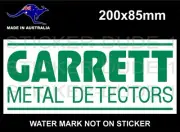 GARRETT METAL DETECTOR STICKER