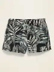 NWT Old Navy Kid Girls Go-Dry Cool Printed Running Shorts L 10 - 12 Lined