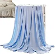 Bamboo Fiber Quilt - Ice Cooling Comfort Blanket,Light and Thin Cool Quilt Breathable and Skin-Friendly for Living Room Sofa Borato