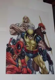 X-Men Poster #196 Wolverine Sabretooth Deadpool Gambit by Michael Ryan Weapon X