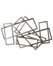 Moe's Home Collection Metal Rectangles Wall Decor