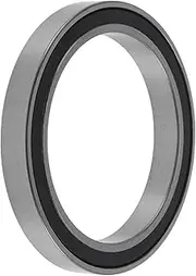 X AUTOHAUX 6811VV Deep Groove Ball Bearings 2.17"x2.83"x0.35" P4 Double Rubber Seal Lubricated Bearings Car Scooter Skateboard Wheel Universal Silver Tone Black