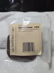 3-Pack The Pampered Chef #2610 Nylon Pan Scrapers Brown NEW Cooking Cleaning