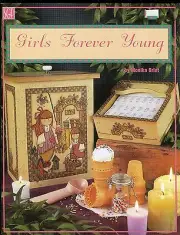 Girls Forever Young Decorative Tole Painting BK by Monika Brint New