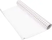 Medium Adhesive Vinyl Transfer Paper Grid Heat Transfer Tape Rolls Red Easy Peel for Projects
