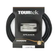 TourTek 0.35m Male Jack Cable Connector Adapter For Speaker Audio System Black