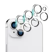 [3 Pack] ZUSLAB iPhone 14 Plus Camera Lens Screen Protector Tempered Glass Anti Scratch 9H Hardness High Definition Clear