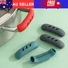 2x Silicone Pan Hand Grip Handle Cover Heat-Resistant Pot Ear Clip Holder Sleeve
