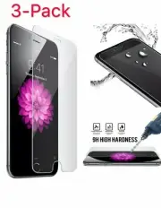 3X Premium Screen Protector Tempered Glass For iPhone SE 5 6 7 8 X Xs Max XR