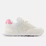 NEW BALANCE 574 復古休閒鞋 女 米白粉_WL5742BA-B