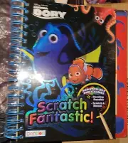 Bendon Finding Dory Scratch Fantastic Scratch Off Activity Book Stylus Stencil