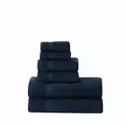 Super Soft Navy 6 Piece Bath Sheet Set
