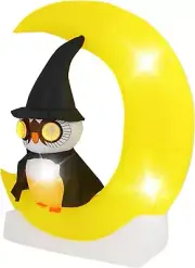 RETRO STYLE HALLOWEEN ELECTRIC AIRBLOWN OUTDOOR INFLATABLE DECORATION OWL MOON