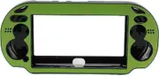 Colorful Aluminum Metallic Cover Case for PS Vita 1000 Console, for PS Vita Shell with Key Component Accessiable, Sandblasted (Green)