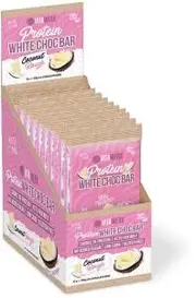 Vitawerx Protein White Chocolate Bar Coconut Rough 12x100g