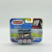 Thomas & Friends Rainbow Pride DIESEL Metal Push Along Train Engine