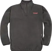 [Wrangler] Fleece Quarter Zip Pullover Big and Tall – Men’s Polar Fleece Jacket
