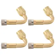 4 Pcs Tire Valve Extension Rod Extender Kit Auto Adaptor Adapter