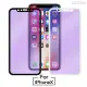 【LUCCIDA】Apple iPhone X 冷雕抗紫光玻璃貼3D滿版
