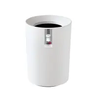 在飛比找ETMall東森購物網優惠-日本 ASVEL 優雅桌上型雙層垃圾桶-圓形2L