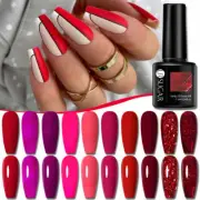 UR SUGAR Red Gel Polish Manicure Nails Christmas Sequins Red UV LED Gel Colors