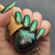 I Scream Nails Need for Speed Green Magenta Red Multichrome Flakies Nail Polish
