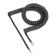 16 FeeT Uncoiled Phone Cord Long Telephone Curly Cord 2 FeeT Coiled1 Pack Pho...