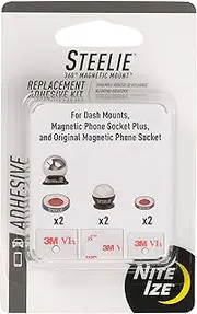 Nite Ize Universal Adhesive Replacement Kit for Dash Mount and Phone Socket