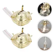2 Sets Cotton Kerosene Oil Lamp Wicks Accessories Replacement Parts
