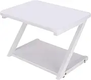 Printer Stand Printer Holder Printer Shelf 2 Tier Printer Stand Shelf Printer Stand Desktop Printer Copier Scanner Shelf for Desktop Organizer Storage Printer Rack Printer Shelves (Color : Bianco, S