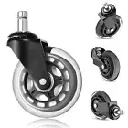 UK Office Chair Wheels Replacement Rubber Chair Casters Office Chair Castors AU.